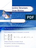 Projective Structure From Motion1