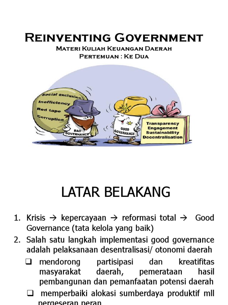 Reinventing Government | PDF