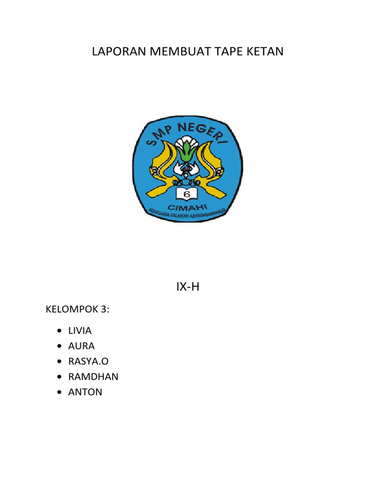 Laporan Membuat Tape Ketan 22222222222222 PDF