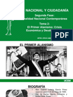 TEMA 2 - El Primer Alanismo, Crisis Económica y Deuda Externa