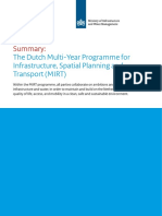 2018 - NL - The Dutch Multi-Year Programme For Infrastructure, Spatial Planning and Transport (MIRT)