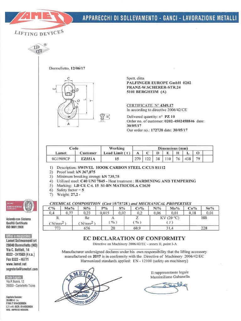 Ez551a Certificado Actualizado | PDF