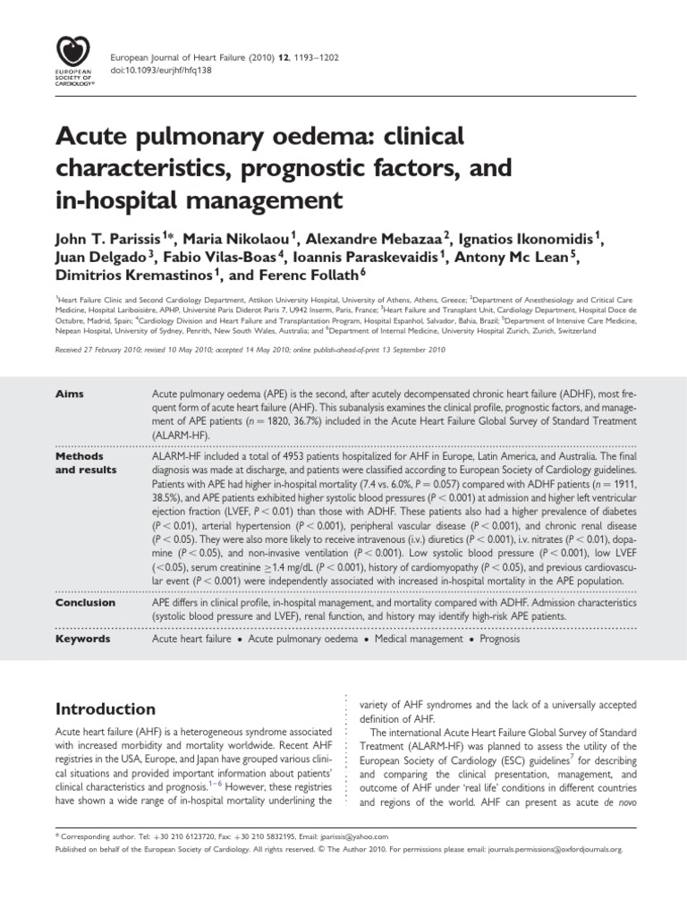 acute-pulmonary-oedema-clinical-characteristics-prognostic-factors