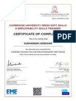 Cambridge Certificate