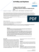 2009-SUPPORT Tools For Evidence-Informed Policymaking in Health 16-Using Research Evidence in Balancing The Pros and Cons of Policies