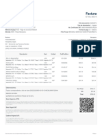 Factura: Este Documento Es Una Representación Impresa de Un CFDI Página 1