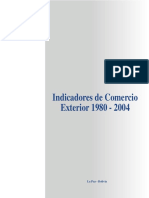 Indicadores de Comercio Exterior 1980 - 2004: La Paz - Bolivia