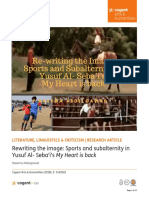 Rewriting The Image Sports and Subalternity in Yusuf Al Seba I S My Heart Is Back