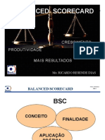 Balanced Scorecard: Crescimento Produtividade Mais Resultados