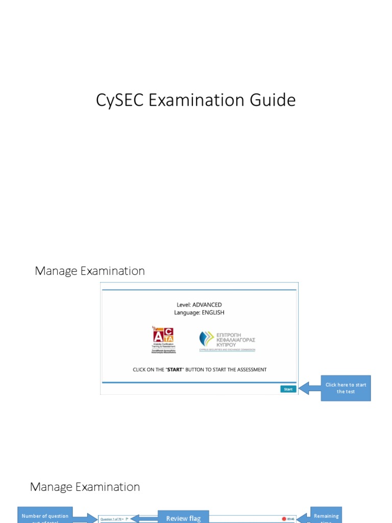 CySEC Examination Guide | PDF