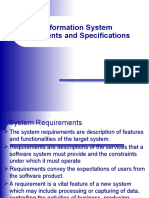 Lecture 2 - Analyze Information System Requirements and Specifications