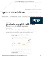 Gun Deaths Among U.S. Kids Rose 50% From 2019 To 2021 - Pew Research Center