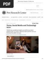 Teens, Social Media and Technology 2022 - Pew Research Center