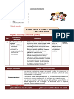 2.MARTES A - SESION Y FICHA - Conocemos y Respresentamos Las Fracciones