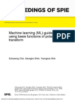 Proceedings of Spie: Machine Learning (ML) - Guided OPC Using Basis Functions of Polar Fourier Transform