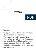 Syntax 1