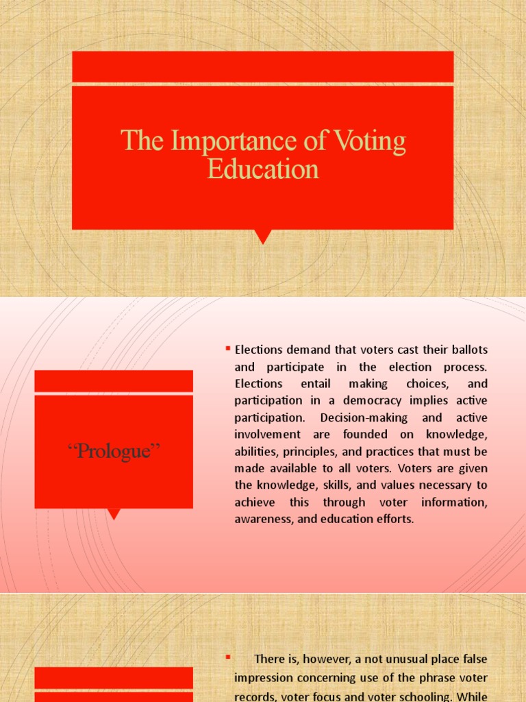 Importance Of Voting Wikipedia