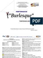 Libreto Burlesque 2023