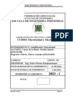 Laboratorio 5 - Electricidad - Engracio Chavez, Curay de La Rada