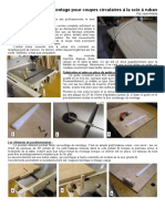 Découpes circulaires à la scie à ruban