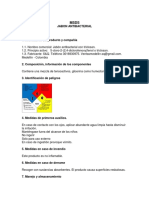 MSDS - Jabon Con Triclosanl