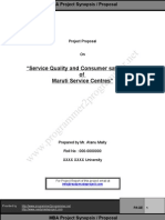 Service Quality and Consumer Satisfaction