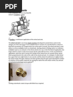 Wheel and Axle