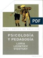 Psicología y Pedagogía Vigotsky