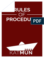 KATMUN 2022 Rules of Procedure