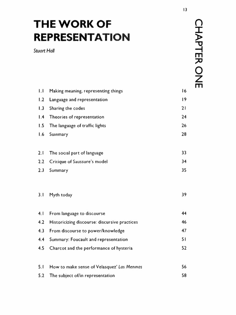 Hall - The Work of Representation | PDF