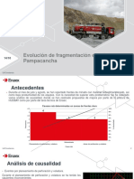 Evolucion de Fragmentacion en Tajo Pampacancha