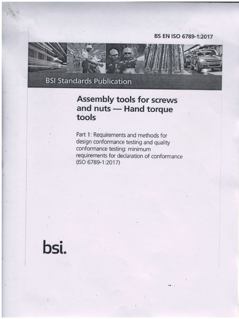 BS en Iso 6789-1-2017 | PDF