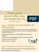 Pasos para Desarrollar Una Investigación de Mercado - 5to Secundaria 27 Marzo 2023