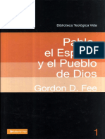 BTV 01 Gordon D Fee - Pablo, El Espiritu y El Pueblo de Dios