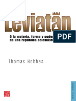 Hobbes Thomas Leviatan FCE Selección