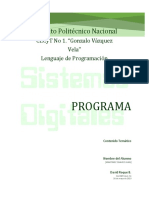 Programa: Instituto Politécnico Nacional