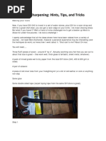 Knife Sharpening