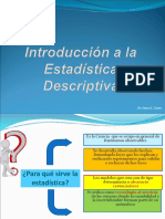 Introduccion A La Estadistica Descriptiva