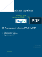 10 Expresiones Regulares Con HTML JS PHP