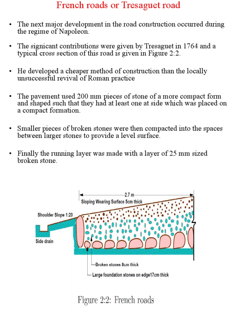 Tresaguet vs. Telford Road Methods | PDF | Art | Science & Mathematics