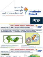 Biología 1º Medio Fotosíntesis y Respiración Celular.