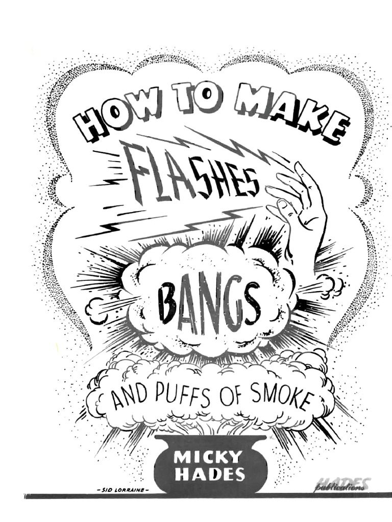 how-to-make-flashes-bangs-puffs-of-smoke-by-micky-hades-pdf