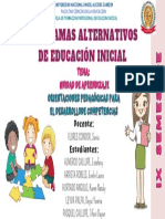 TEMA Unidad de Aprendizaje ORIENTACIONES PEDAGÓGICAS PARA EL DESARROLLODE COMPETENCIAS