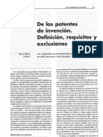 Administrator,+de Las Patentes de Invencion Definicion Requisitos y Exclusiones