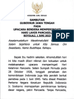 Sambutan Gub. Jateng Upacara Hari Kelahiran Pancasila 1 Juni 20231 Dikompresi