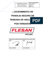 Procedimiento de Trabajo Seguro de Tensado de Anclajes