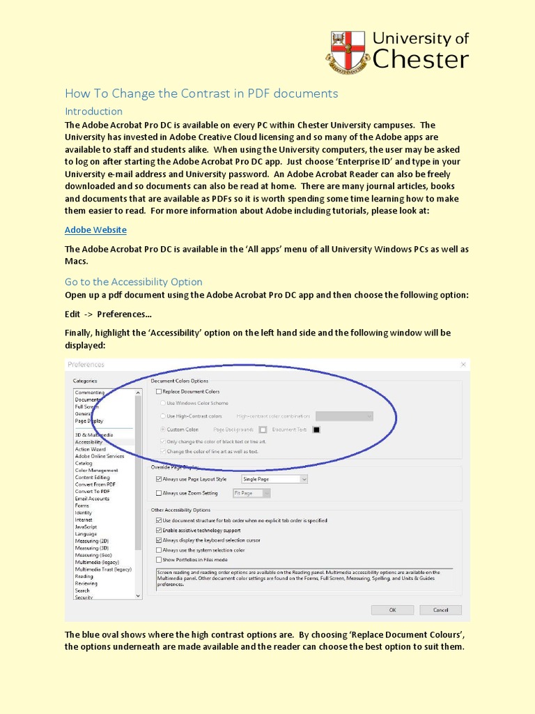 Adjusting PDF Contrast in Acrobat DC | PDF | Computers