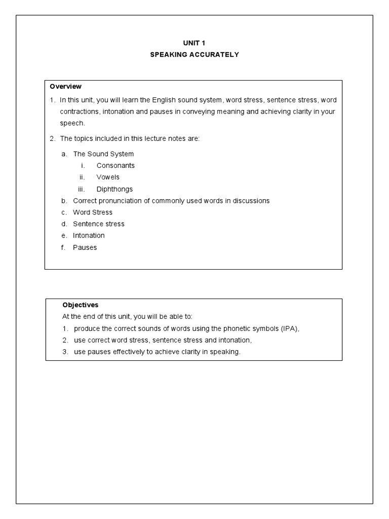 English Pronunciation Guide | PDF | Stress (Linguistics) | English Language