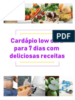 Cardápio Low Carb 7 Diasl