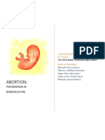 El Aborto Fenomeno Sin Nomeclatura
